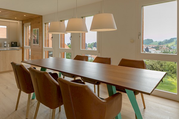 Umbau von Wohnzimmer und Küche in Heiden