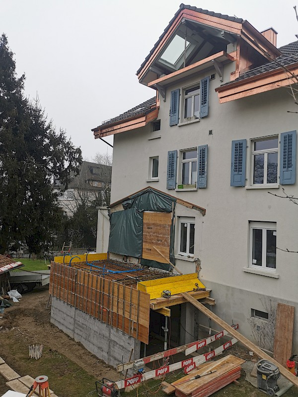Sanierung eines 120 Jahre alten Wohnhauses in Rorschach