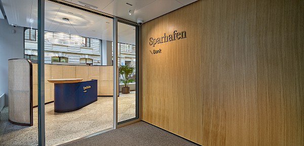 Schreinerarbeiten für die Sparhafen Bank AG