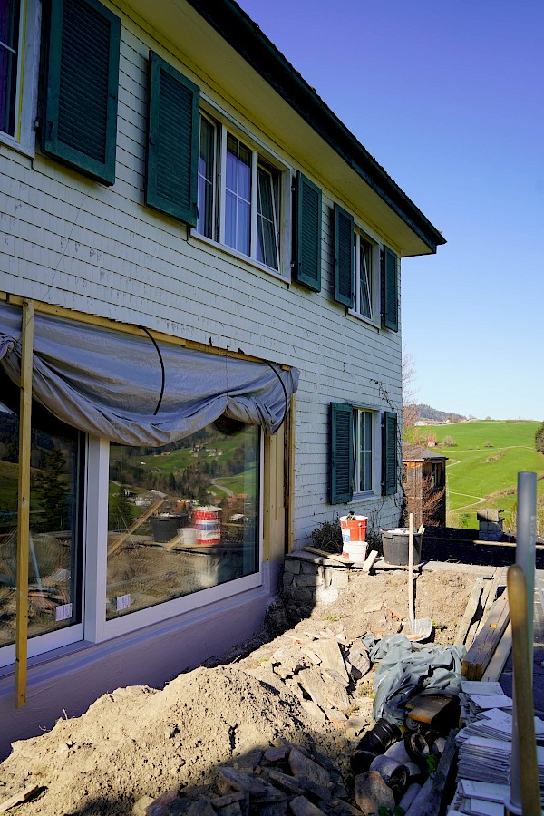 Sanierung von Einfamilienhaus in Trogen