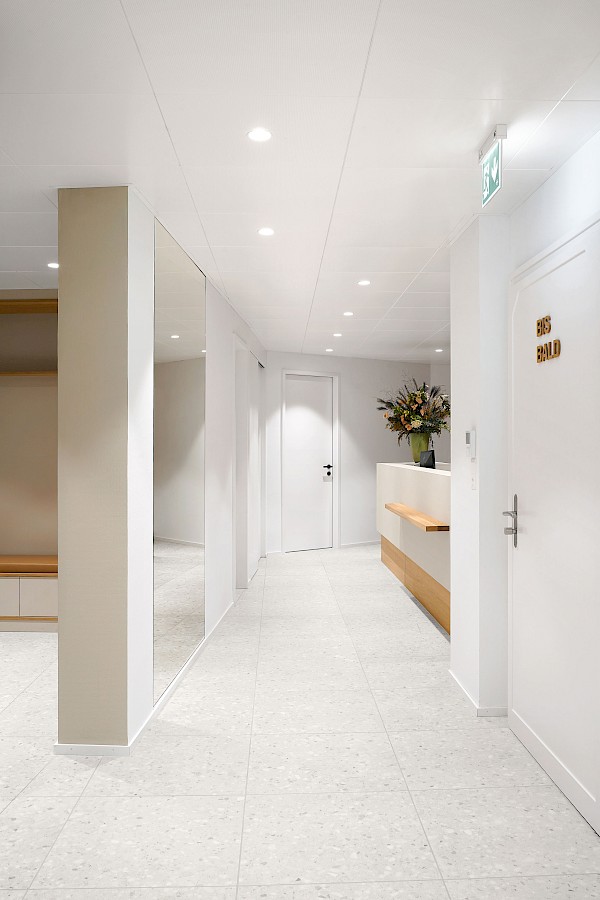 Innenarchitektur für eine Kieferorthopädie-Praxis in St.Gallen