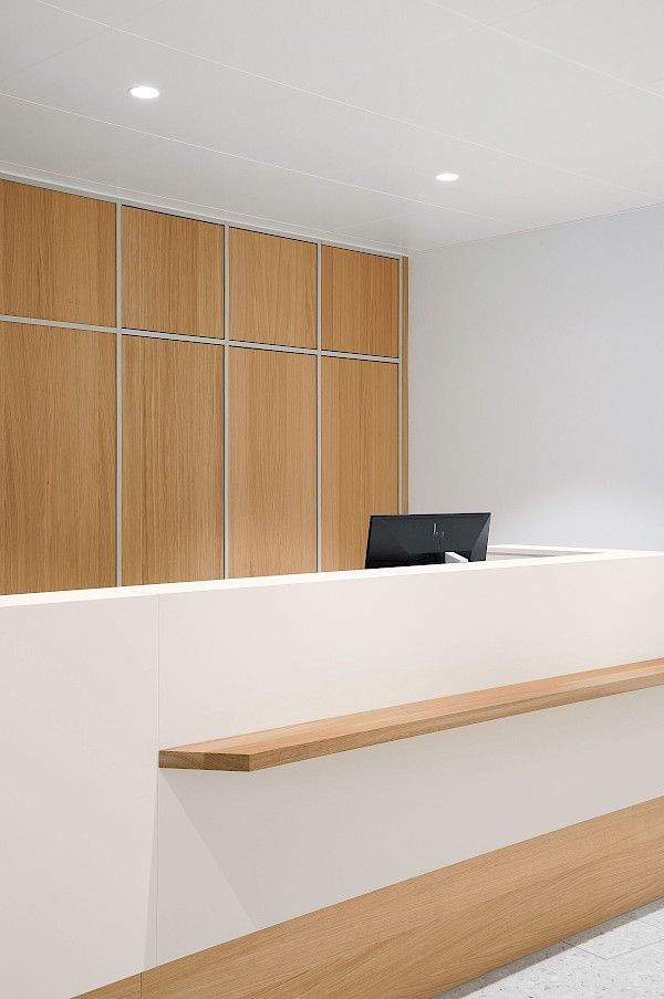 Innenarchitektur für eine Kieferorthopädie-Praxis in St.Gallen