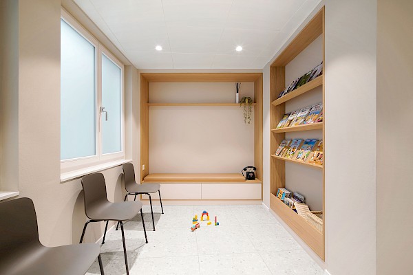 Innenarchitektur für eine Kieferorthopädie-Praxis in St.Gallen