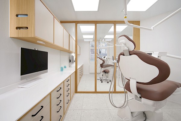 Innenarchitektur für eine Kieferorthopädie-Praxis in St.Gallen