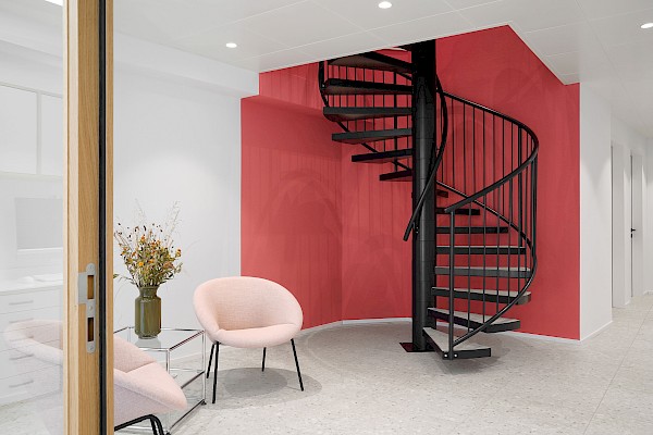 Innenarchitektur für eine Kieferorthopädie-Praxis in St.Gallen