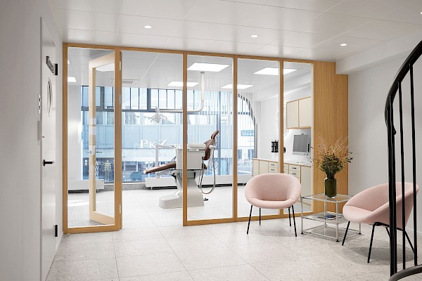 Innenarchitektur für eine Kieferorthopädie-Praxis in St.Gallen