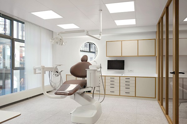 Innenarchitektur für eine Kieferorthopädie-Praxis in St.Gallen