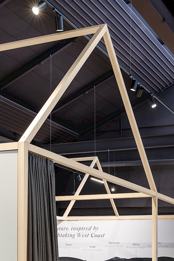 Showroom mit wohnlicher Atmosphäre für das Bettenhaus Thönig in St.Gallen