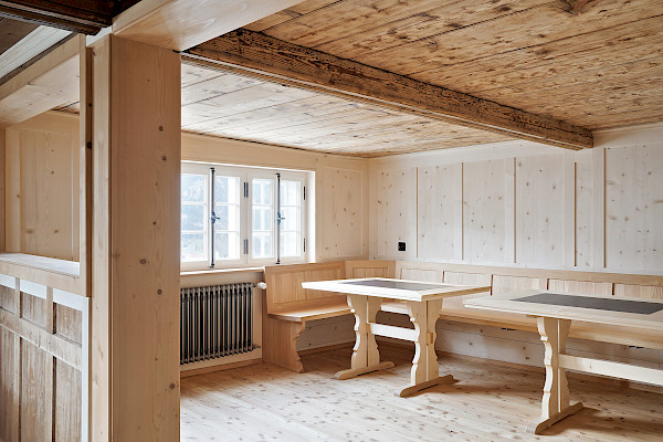 Historisches Wohnhaus in Mumpé Medel bei Disentis energetisch saniert und modernisiert