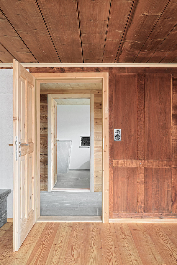 Historisches Wohnhaus in Mumpé Medel bei Disentis energetisch saniert und modernisiert
